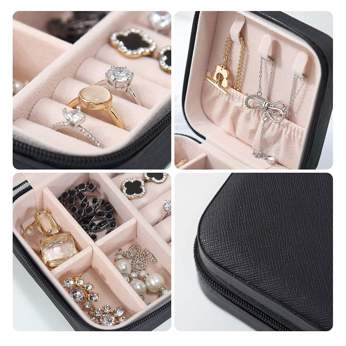 Joyero de viaje para joyas y accesorios