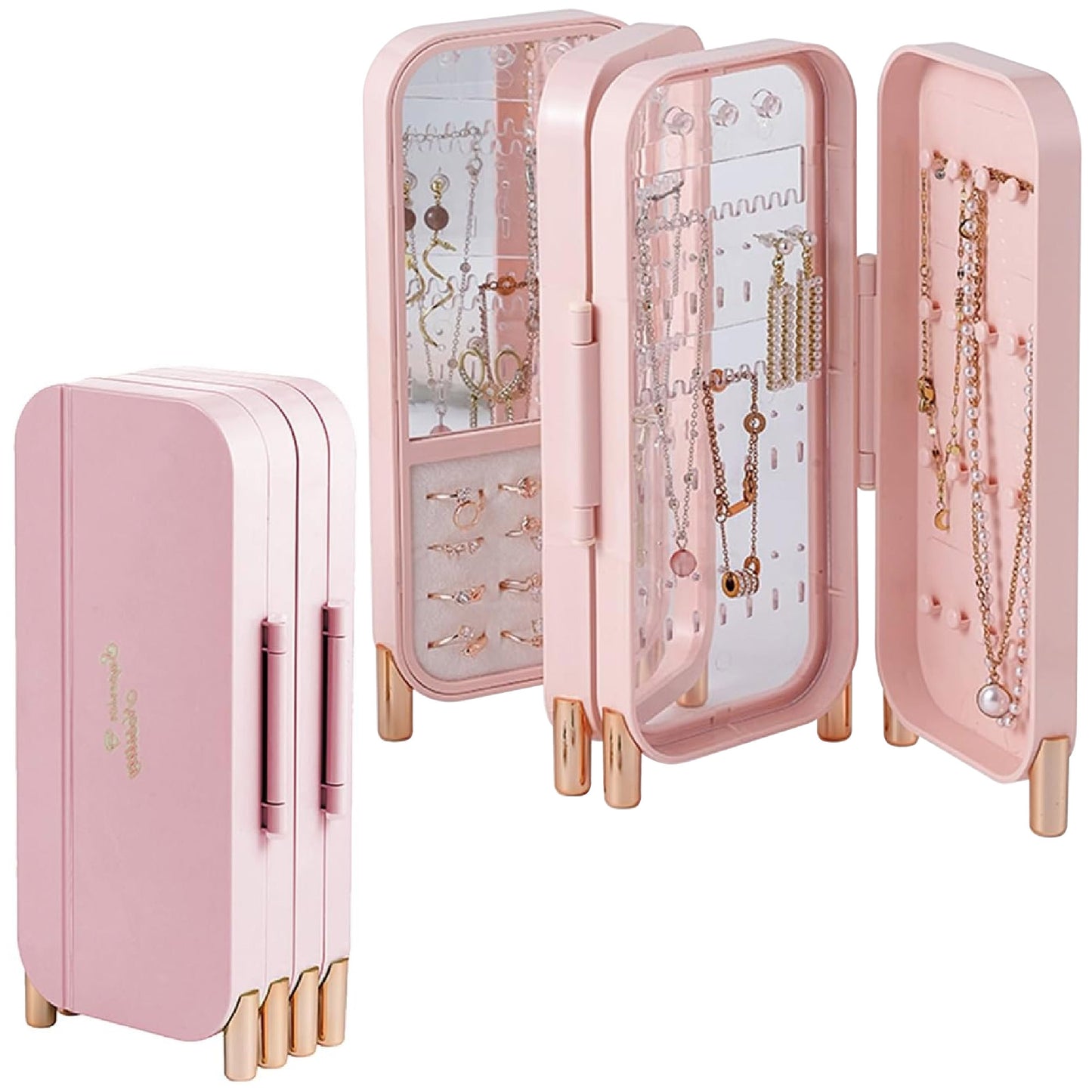 Joyero exhibidor de joyas o aretes plegable